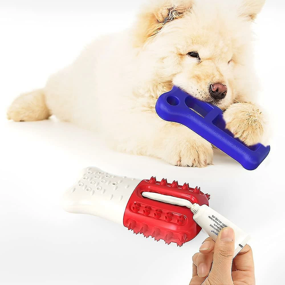 Redmiter Chien Mâcher Jouet Brosse à Dents Résistant Au Chien Morsure Dents Nettoyage Stick Outdoor Dog Toy Rubber Dog Mording Toy Dog Teether 17.3 * 7.2 * 3.6cm (bleu Et Rouge) Mieux 5 Redmiter Chien Mâcher Jouet Brosse à Dents Résistant Au Chien Morsure Dents Nettoyage Stick Outdoor Dog Toy Rubber Dog Mording Toy Dog Teether 17.3 * 7.2 * 3.6cm (bleu Et Rouge) Mieux – Image 5