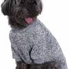 Aowear Wekity Pet Dog Vêtements Tricot Dog Sweater Doux Épaississement Chaud Chiot Chiens Chemise Hiver Puppy Pull Pour Chiens (gris, S)