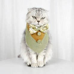 Aowear Wekity New Pet Triangle Scarf, Dog Or Cat Saliva Towel, British Triangle Scarf, Gentleman Bow Bib, Pet Costume Accessories For Small Medium Large Dogs -nourriture pour chien boutique 504127405 max