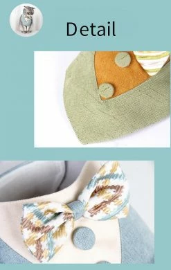 Aowear Wekity New Pet Triangle Scarf, Dog Or Cat Saliva Towel, British Triangle Scarf, Gentleman Bow Bib, Pet Costume Accessories For Small Medium Large Dogs -nourriture pour chien boutique 504127827 max