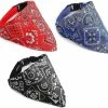 Unbranded 3 Pack Dog Bandana Collar Boho Pet Scarf Neckerchief Triangle Dog Bibs Kerchief