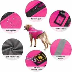 Unbranded Waterproof Dog Coat Winter Warm Jacket,windproof Pet Clothes Dog Jacket Outfit Gift -nourriture pour chien boutique 505928238 max