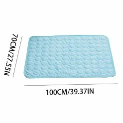 Unbranded Été Pet Ice Mat Dog Mat Ice Mat Silk Mat Cat Cool Mat Fournitures Pour Animaux De Compagnie