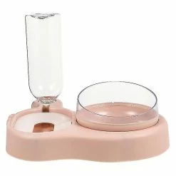 Unbranded 1pc Pet Cat Dog Feeding Bowl Distributeur Automatique D’eau Pour Animaux De Compagnie Support De Nourriture Pour Animaux De Compagnie