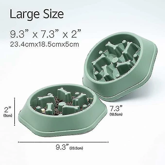 Shiyi Dog Bowl Dog Slow Feeder Bowls Bloat Stop Food Bowl Puzzle Interactif Healthy Eating Bowl (bleu)yiyi 2 Shiyi Dog Bowl Dog Slow Feeder Bowls Bloat Stop Food Bowl Puzzle Interactif Healthy Eating Bowl (bleu)yiyi – Image 2