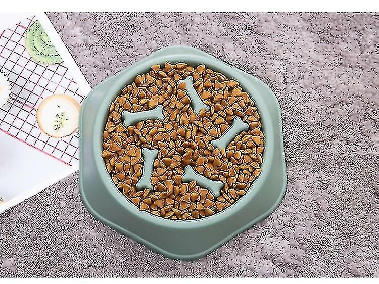 Shiyi Dog Bowl Dog Slow Feeder Bowls Bloat Stop Food Bowl Puzzle Interactif Healthy Eating Bowl (bleu)yiyi 4 Shiyi Dog Bowl Dog Slow Feeder Bowls Bloat Stop Food Bowl Puzzle Interactif Healthy Eating Bowl (bleu)yiyi – Image 4