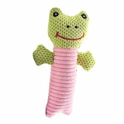 Unbranded Chien Mâcher Jouet Son Coton Pet Puppy Jouets Squeaky Pets Morsure Mâcher Puppy Dog Toy (grenouille)