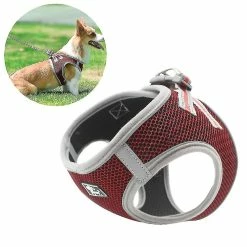 Unbranded Nylon Mesh Puppy Dog Harnesses Gilet Reflective Dog Harness And Leash Set Pour Chien Chat -nourriture pour chien boutique 507609108 max