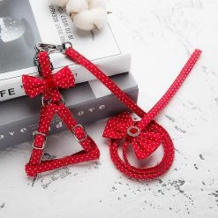 Unbranded Pet Cat Dog Cat Wave Point Tie Vest Chest Straps Belt Set Réglable -nourriture pour chien boutique 507627549 max