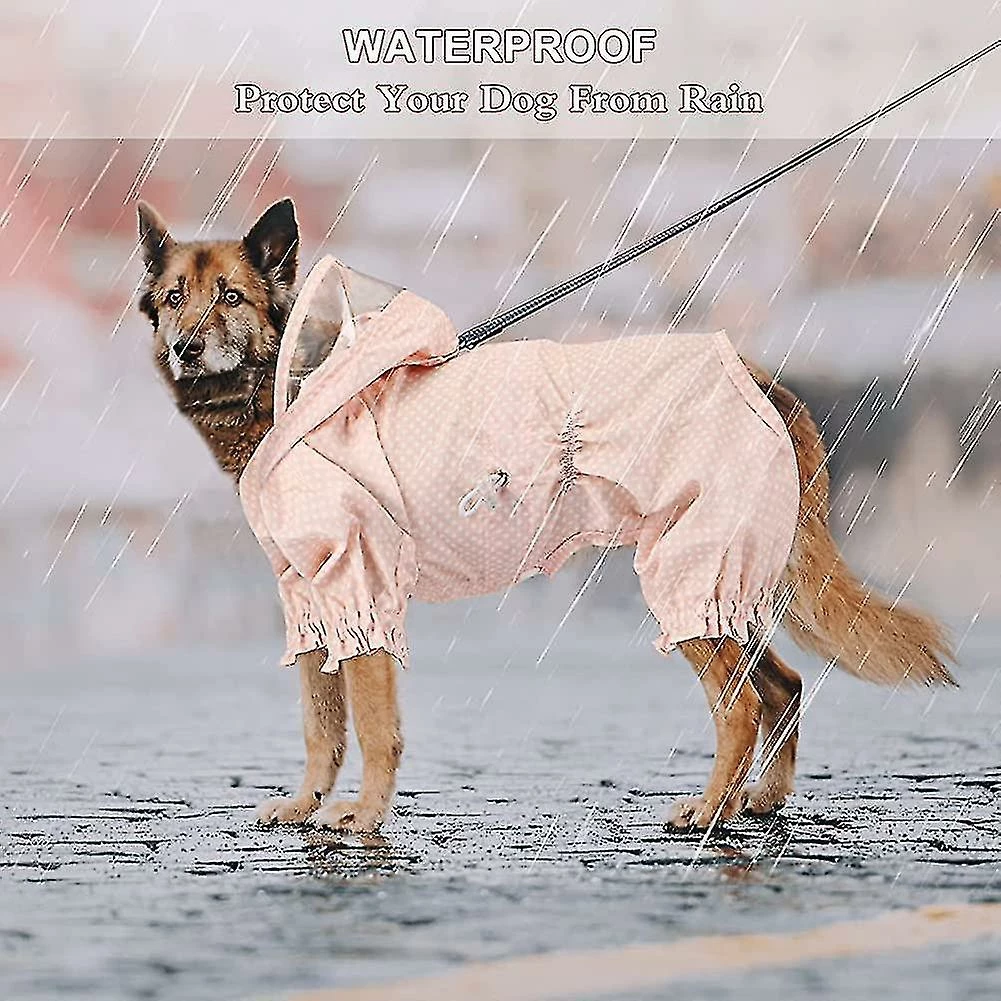 Unbranded Imperméable Pour Chien Avec Capuche, Pet Dog Imperméable Manteau Réglable Léger Extérieur 3 Unbranded Imperméable Pour Chien Avec Capuche, Pet Dog Imperméable Manteau Réglable Léger Extérieur – Image 3