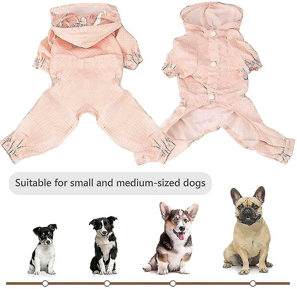 Unbranded Imperméable Pour Chien Avec Capuche, Pet Dog Imperméable Manteau Réglable Léger Extérieur 4 Unbranded Imperméable Pour Chien Avec Capuche, Pet Dog Imperméable Manteau Réglable Léger Extérieur – Image 4