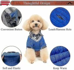 Unbranded Classic Dog Winter Jumpers - Soft Warm Dog Cold Weather Sweater Vêtements Tricotés -nourriture pour chien boutique 507651253 max