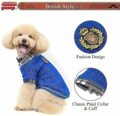 Unbranded Classic Dog Winter Jumpers - Soft Warm Dog Cold Weather Sweater Vêtements Tricotés -nourriture pour chien boutique 507651436 max