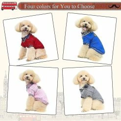 Unbranded Classic Dog Winter Jumpers - Soft Warm Dog Cold Weather Sweater Vêtements Tricotés -nourriture pour chien boutique 507651643 max