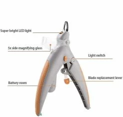 Unbranded Led Light Anti-blood Position Manucure Fournit Cat Dog Nail Clippers -nourriture pour chien boutique 507659145 max