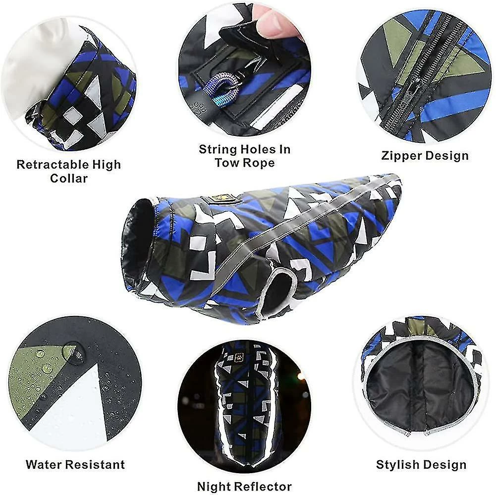 Unbranded Manteau De Chien De Chat De Compagnie. Warm Dog Jumpers Hiver Petit Moyen Grand Chien Vestes Gilet 5 Unbranded Manteau De Chien De Chat De Compagnie. Warm Dog Jumpers Hiver Petit Moyen Grand Chien Vestes Gilet – Image 5