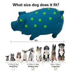 Unbranded Latex Polka Dot Globlet Pig Dog Toy, Couleurs Assorties -nourriture pour chien boutique 507675688 max