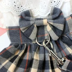 Giveuphesit Robe De Chien Avec Laisse De Chien, Robes De Chien Pour Petits Chiens Puppy Cat Dress Summer Dog Bowknot Skirts Cowboy Dentelle à Carreaux -nourriture pour chien boutique 509709387 max