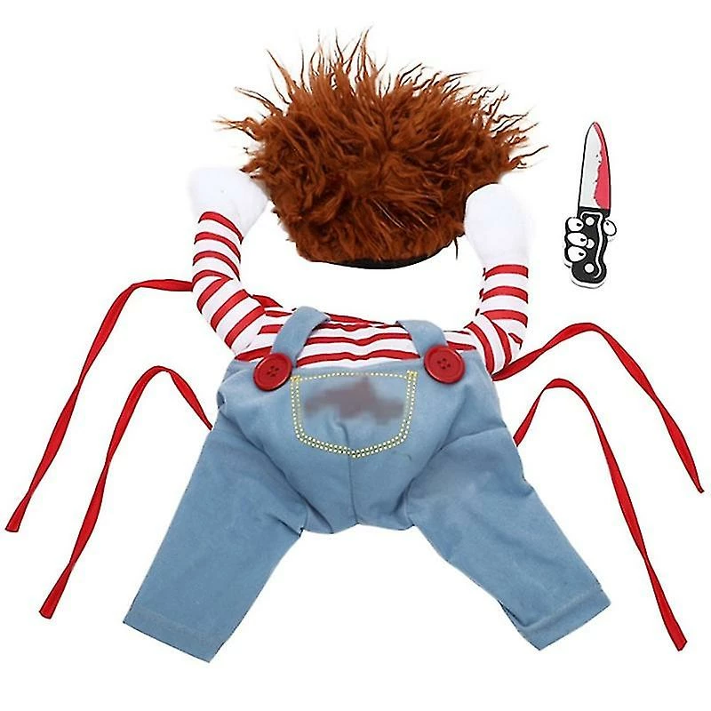 Mike Funny Dog Vêtements Chiens Cosplay Costume Halloween Comical Outfits Tenant Un Couteau Set Pet Cat Dog Festival Party Clothing 2 Mike Funny Dog Vêtements Chiens Cosplay Costume Halloween Comical Outfits Tenant Un Couteau Set Pet Cat Dog Festival Party Clothing – Image 2