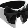 Unbranded Tux Dog Bowtie, 1 Pack Heilwiy Gift Blanc Doux Coton Chien Cravate Formelle