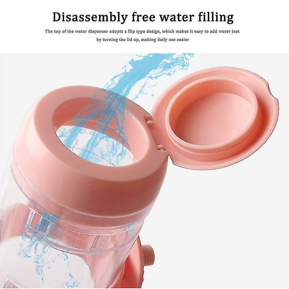 Shiyi Sans Goutte à Goutte Hamster Cochon D’Inde Lapin Distributeur D’eau Cage Water Kettle Dog Cat Hanging Water Bottle-sizepink Yiyi 2 Shiyi Sans Goutte à Goutte Hamster Cochon D’Inde Lapin Distributeur D’eau Cage Water Kettle Dog Cat Hanging Water Bottle-sizepink Yiyi – Image 2