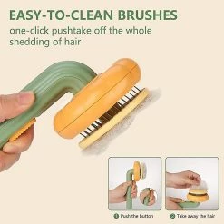 Pet Combs Brushes Brosses Pour Chats Brosses Pour Chiens. Self-nettoyant Dog Grooming Brush Hair Remover Pet Brush 7 Pet Combs Brushes Brosses Pour Chats Brosses Pour Chiens. Self-nettoyant Dog Grooming Brush Hair Remover Pet Brush -nourriture pour chien boutique 519633241 max