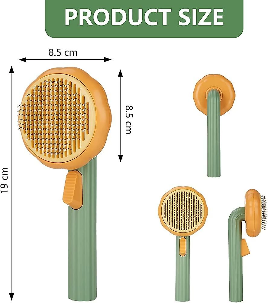 Pet Combs Brushes Brosses Pour Chats Brosses Pour Chiens. Self-nettoyant Dog Grooming Brush Hair Remover Pet Brush 5 Pet Combs Brushes Brosses Pour Chats Brosses Pour Chiens. Self-nettoyant Dog Grooming Brush Hair Remover Pet Brush – Image 5