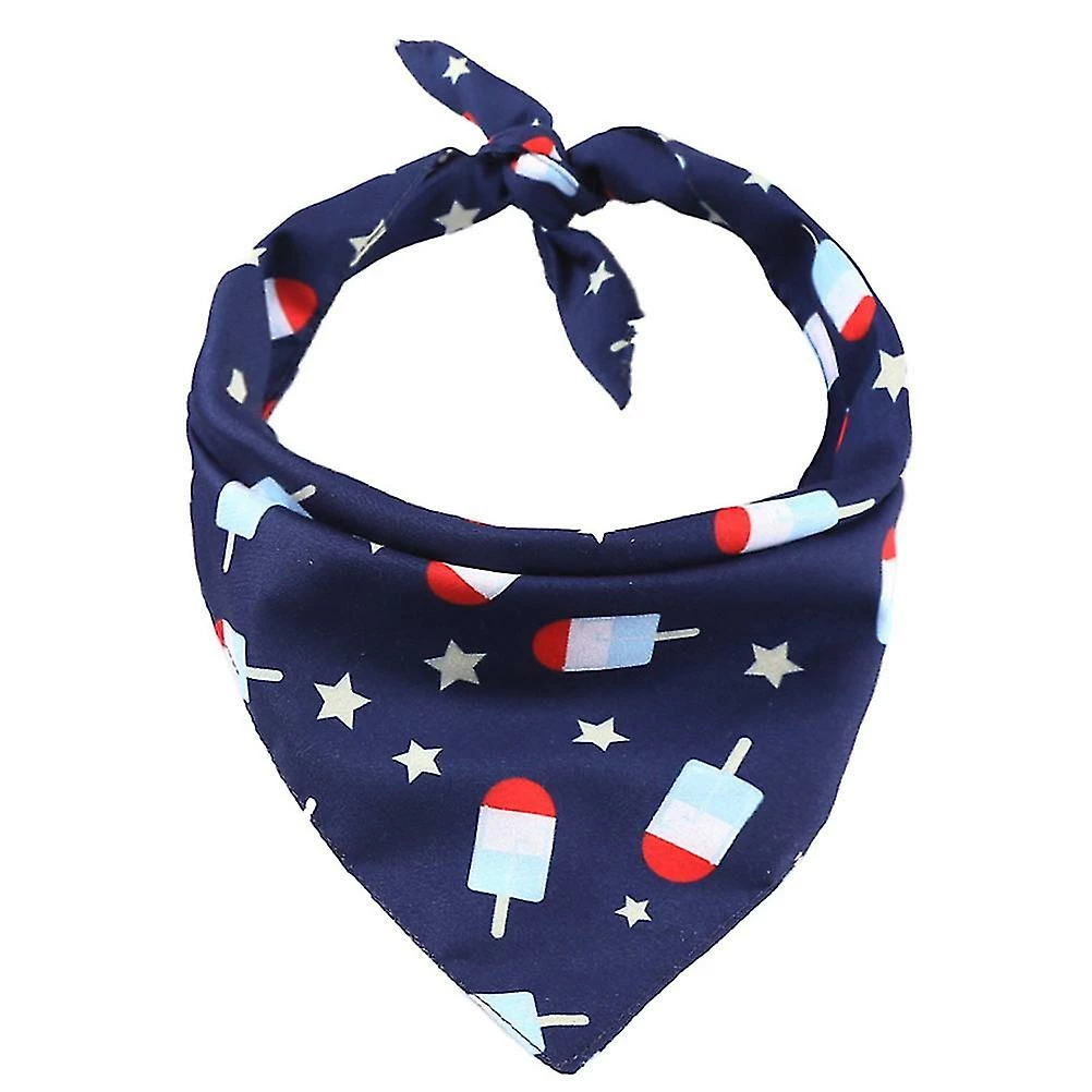 Unbranded 1pc Popsicle Pattern Pet Bandana Triangle Dog Saliva Towel Pet Supplies Pet Scarf Dog Saliva Towel 2 Unbranded 1pc Popsicle Pattern Pet Bandana Triangle Dog Saliva Towel Pet Supplies Pet Scarf Dog Saliva Towel – Image 2