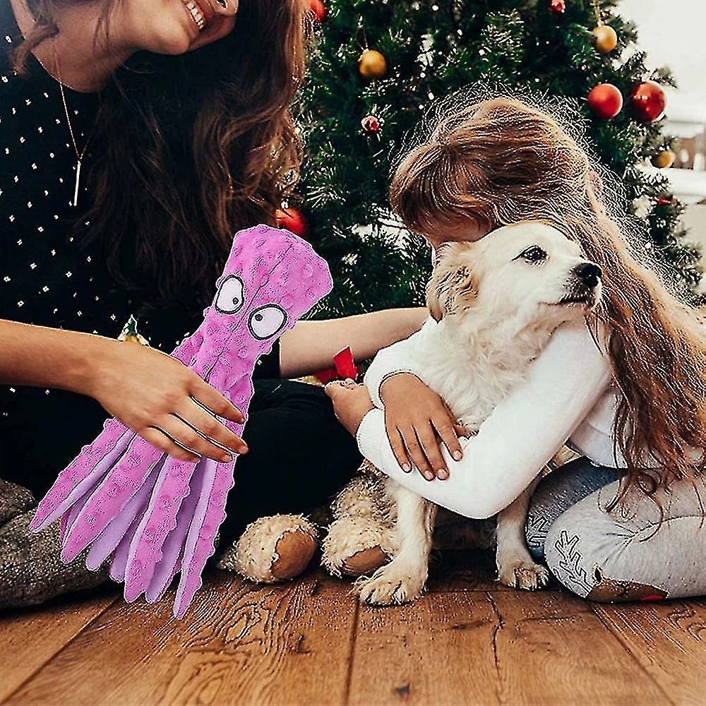Unbranded Dog Squeaky Toys Octopus - Peluches Pour Chiens Compatibles Avec La Dentition Du Chiot 3 Unbranded Dog Squeaky Toys Octopus - Peluches Pour Chiens Compatibles Avec La Dentition Du Chiot – Image 3