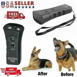 Unbranded Ssdlv Petgentle Ultrasonic Anti Dog Barking Pet Trainer Led Light Gentle Chaser-style -nourriture pour chien boutique 519644755 max
