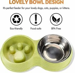 DEWENWILS Dww-anti Glutton Dog Bowl, Chat Et Chien Bowl, Bol De Chien Double En Acier Inoxydable Anti Slip Dog Bowl Water Bowl.Slow Feeding Bowl Pour Petit, Moyen Grand Et Grand 7 DEWENWILS Dww-anti Glutton Dog Bowl, Chat Et Chien Bowl, Bol De Chien Double En Acier Inoxydable Anti Slip Dog Bowl Water Bowl.Slow Feeding Bowl Pour Petit, Moyen Grand Et Grand -nourriture pour chien boutique 521287633 max
