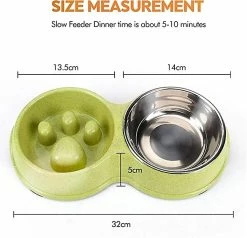 DEWENWILS Dww-anti Glutton Dog Bowl, Chat Et Chien Bowl, Bol De Chien Double En Acier Inoxydable Anti Slip Dog Bowl Water Bowl.Slow Feeding Bowl Pour Petit, Moyen Grand Et Grand 9 DEWENWILS Dww-anti Glutton Dog Bowl, Chat Et Chien Bowl, Bol De Chien Double En Acier Inoxydable Anti Slip Dog Bowl Water Bowl.Slow Feeding Bowl Pour Petit, Moyen Grand Et Grand -nourriture pour chien boutique 521287639 max