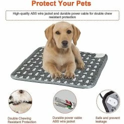 Hcankcan Pet Heating Pad Cat Dog Électrique Chauffé Imperméable à L’eau Mat Lit Uk Plug -nourriture pour chien boutique 521860701 max