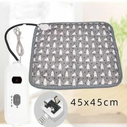 Hcankcan Pet Heating Pad Cat Dog Électrique Chauffé Imperméable à L’eau Mat Lit Uk Plug -nourriture pour chien boutique 521860994 max