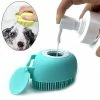 Redmiter Salle De Bain Puppy Big Dog Cat Gants De Massage Brosse Peigne Sécurité Douce Silicone Pour Chiens Chats Outils
