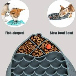 Unbranded Pet Slow Feeder Chien Lécher Tapis Alternative Amusante à Slow Feeder Dog -nourriture pour chien boutique 524541350 max
