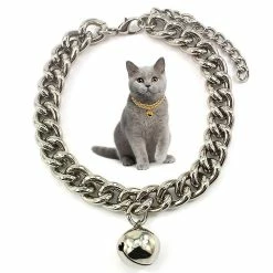 Aswei Pas De Discration Dog Gold Chain Premium Pet Chain Cat Collar Avec Cloche En Aluminium -nourriture pour chien boutique 526144526 max
