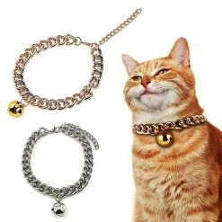 Aswei Pas De Discration Dog Gold Chain Premium Pet Chain Cat Collar Avec Cloche En Aluminium -nourriture pour chien boutique 526144579 max