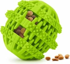 Unbranded Dog Toy Ball, Non-toxic Anti-bite Dog Chew Ball Food Snack Feeder Teeth Cleaning Practice