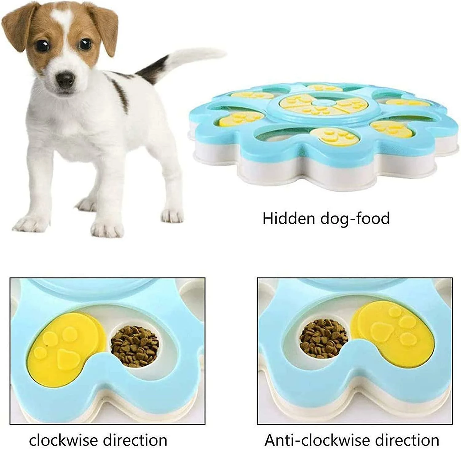Unbranded Dog Puzzle Feeder Toy, Chiot Treat Dispenser Puzzle Slow Feeder Dog Toy, Jeux De Dressage De Chien 3 Unbranded Dog Puzzle Feeder Toy, Chiot Treat Dispenser Puzzle Slow Feeder Dog Toy, Jeux De Dressage De Chien – Image 3