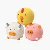 Unbranded 3pcs Safe Latex Dog Squeaky Toys, Chew Molar Dog Toys, 2.8-inch Diamètre, Pour Chiot Petit