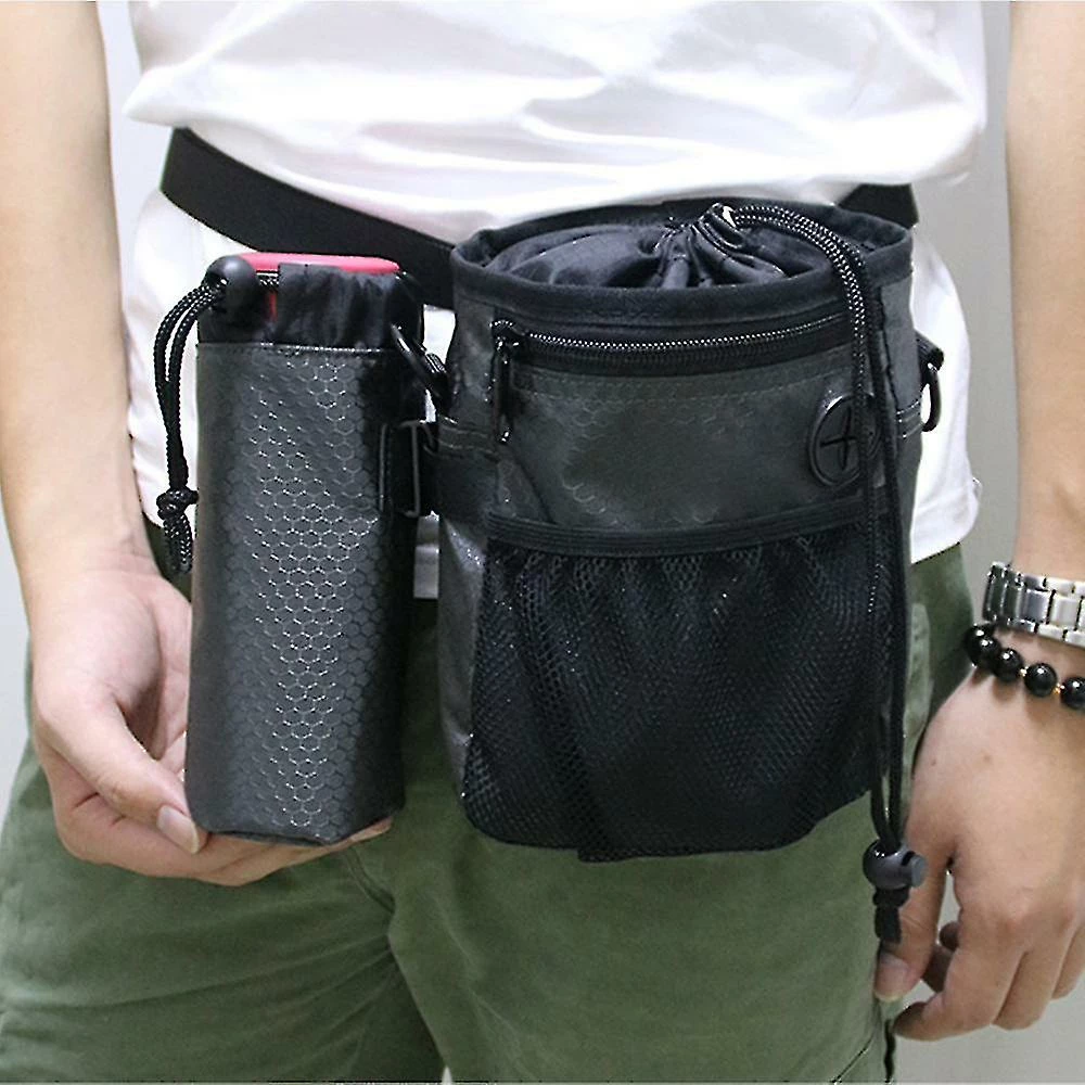 Lequeen Dog Treat Training Pouch Kit De Dressage De Chien Grande Capacité Transporte Facilement Jouets Pour Animaux De Compagnie Croquettes Friandises Intégrée Dans Le Sac à Caca Distributeur 3 Lequeen Dog Treat Training Pouch Kit De Dressage De Chien Grande Capacité Transporte Facilement Jouets Pour Animaux De Compagnie Croquettes Friandises Intégrée Dans Le Sac à Caca Distributeur – Image 3
