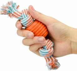 Unbranded 4 Pinède; Ces Jouets Agrave; Macirc; Cher Pour Les Chiots Jouets Corde Avec Ball Dog Teet -nourriture pour chien boutique 531691369 max