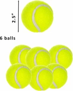 Unbranded 6 Pack Balle De Tennis Pour Chien Pet Sport Ball Medium 2,5 Pouces Dog Ball Toys Pour L’exercice -nourriture pour chien boutique 531691521 max
