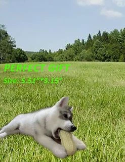 Unbranded Dog Squeaky Toy Dog Chew Toy Durable Rubber Chew Toy Avec Squeaker Peanut Shape Design Dog -nourriture pour chien boutique 531692294 max