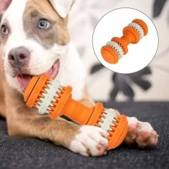 Unbranded Jouets Pour Chiens Haltères Jouets Pour Chiens Silicone Dog Chew Toys Pet Interactive Training Toys Dental Car -nourriture pour chien boutique 531700108 max