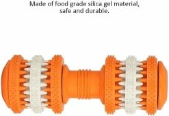 Unbranded Jouets Pour Chiens Haltères Jouets Pour Chiens Silicone Dog Chew Toys Pet Interactive Training Toys Dental Car -nourriture pour chien boutique 531700119 max