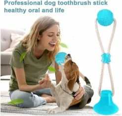 Unbranded Multifonction Pet Molar Toy Multifunction Toy Pour Puppy Dog Chew Rope Ball Toy -nourriture pour chien boutique 531701975 max