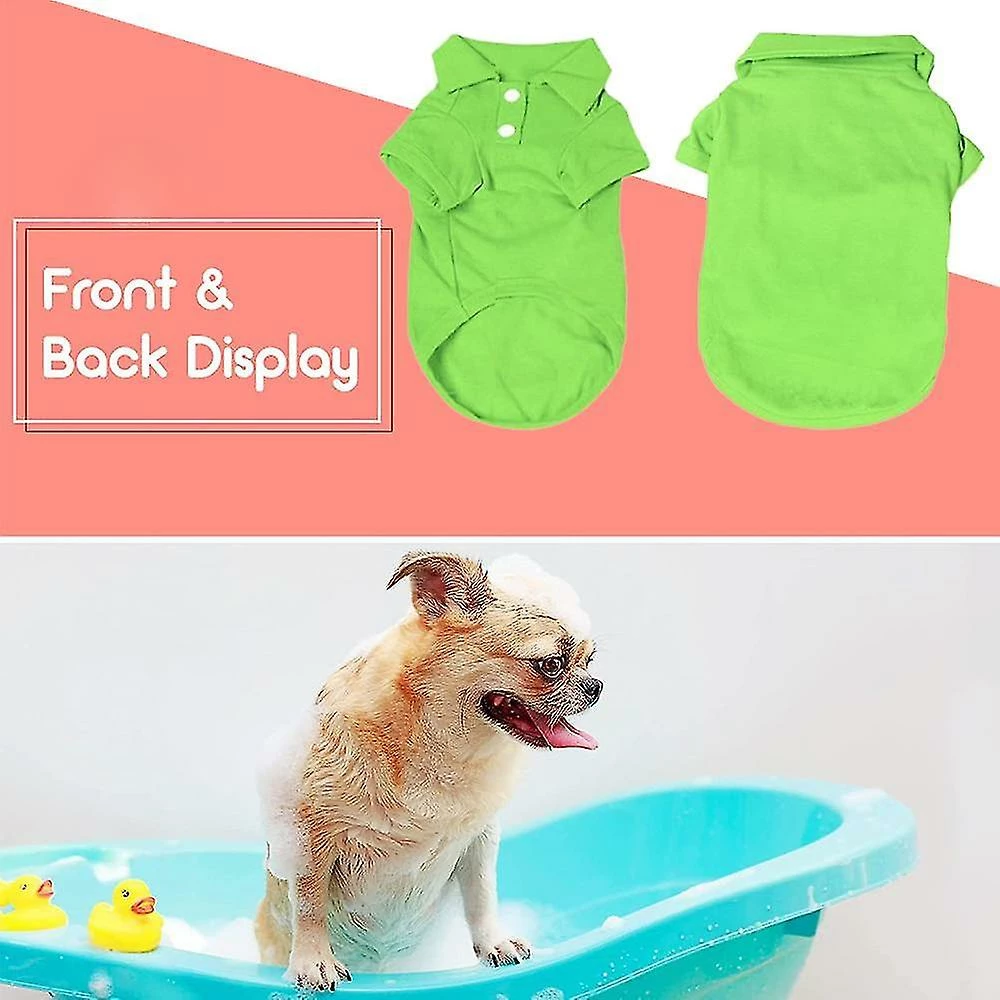 Unbranded 4 Pack Dog Shirts Pet Puppy T-shirt Vêtements Tenue Vêtements Manteaux Tops Pour Petits Moyens Grands Chiens Chats 3 Unbranded 4 Pack Dog Shirts Pet Puppy T-shirt Vêtements Tenue Vêtements Manteaux Tops Pour Petits Moyens Grands Chiens Chats – Image 3