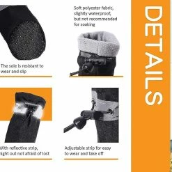 Unbranded Chaussures Pour Chien Pour Protecteur De Patte De Trottoir Chaud, Semelle Antidérapante été Cat Dog Boots Avec Sangles Réfléchissantes 4pcs -nourriture pour chien boutique 535926874 max